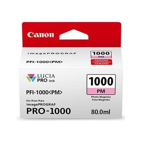 TUSZ ORYGINALNY CANON PFI1000PM 0551C001 PHOTO MAGENTA 80 ML