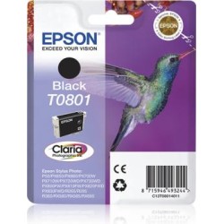 TUSZ ORYGINALNY EPSON T0801 C13T08014011 CZARNY  7,4 ML