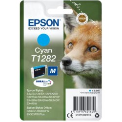 TUSZ ORYGINALNY EPSON T1282 C13T12824012 CYAN  3,5 ML