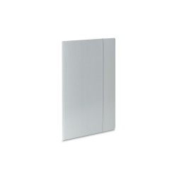 TECZKA Z GUMKĄ A4 VAUPE ECO 319/09 POPIELATA SZARA TEKTURA 380G/M2 20MM