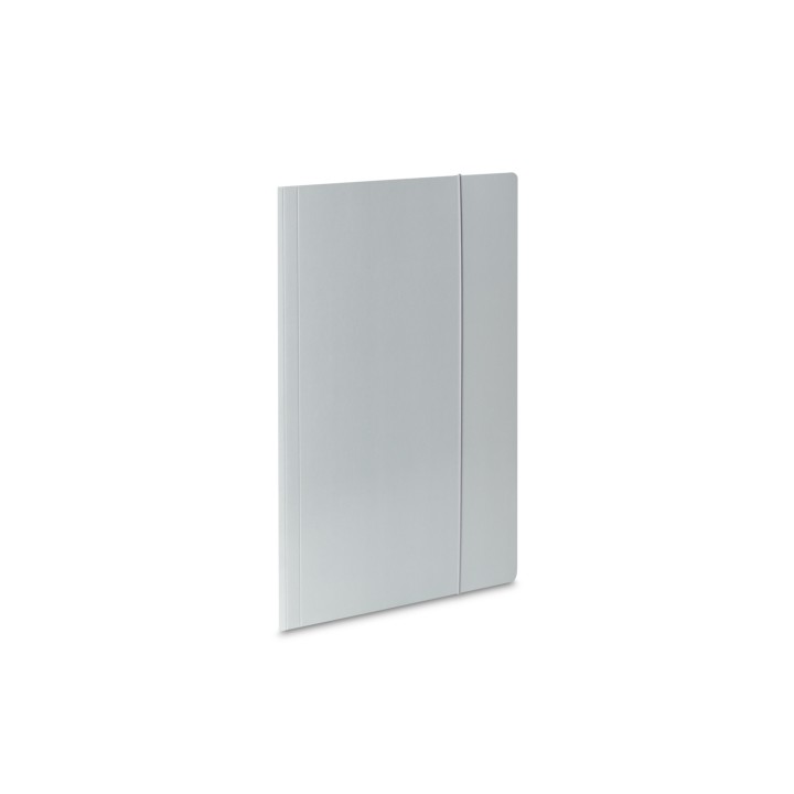 TECZKA Z GUMKĄ A4 VAUPE ECO 319/09 POPIELATA SZARA TEKTURA 380G/M2 20MM