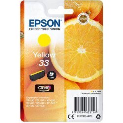 TUSZ ORYGINALNY EPSON T3344 C13T33444012 YELLOW  4,5 ML