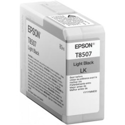 TUSZ ORYGINALNY EPSON T8507 C13T850700 LIGHT CZARNY 80 ML