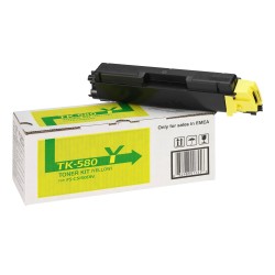 TONER ORYGINALNY KYOCERA TK580Y TK580Y1T02KTANL0 YELLOW 2800 STRON