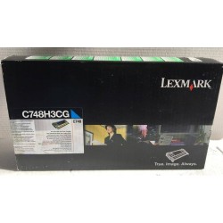 TONER ORYGINALNY LEXMARK C748H3CG CYAN 10000 STRON