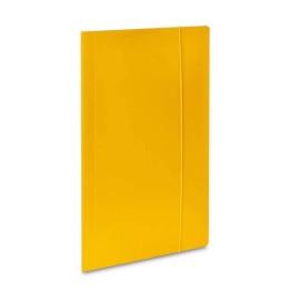 TECZKA Z GUMKĄ A4 VAUPE ECO 319/08 ŻÓŁTA TEKTURA 380G/M2 20MM