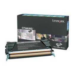 TONER ORYGINALNY LEXMARK C734A1KG CZARNY 8000 STRON