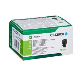 TONER ORYGINALNY LEXMARK C2320C0 CYAN 1000 STRON