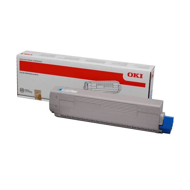 TONER ORYGINALNY OKI C532/MC573-TC 46490607 CYAN 6000 STRON