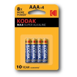 BATERIA ALKALICZNA AAA KODAK MAX ALKALINE 30952812 4SZT