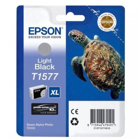 EPSON ORYGINALNY INK / TUSZ C13T15774010, LIGHT BLACK, 25,9ML, EPSON STYLUS PHOTO R3000