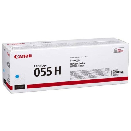 CANON ORYGINALNY TONER 055CH, CYAN, 5900S, 3019C002, HIGH CAPACITY, CANON MF742CDW, MF744CDW, MF746CX, LBP663CDW, LBP664CX, O