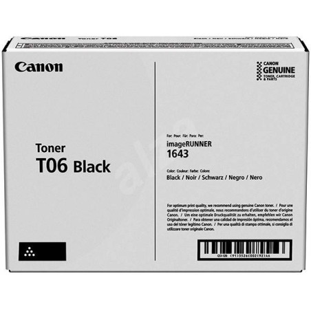 CANON ORYGINALNY TONER T06, BLACK, 20500S, 3526C002, CANON IMAGERUNNER 1643I, 1643IF, O