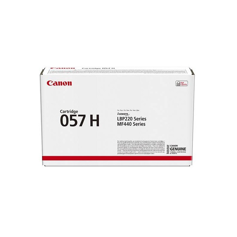 CANON ORYGINALNY TONER 057H, BLACK, 10000S, 3010C002, HIGH CAPACITY, CANON LBP228, LBP226, LBP223, MF449, MF446, MF445, MF443, O