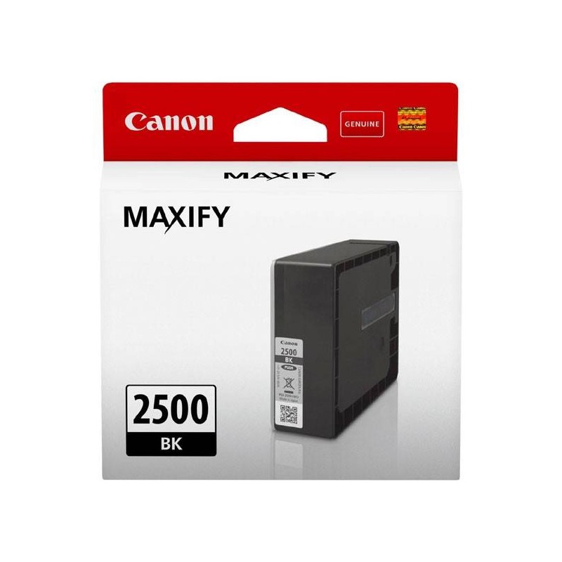 CANON ORYGINALNY INK / TUSZ PGI-2500 BK, BLACK, 1000S, 29.1ML, 9290B001, CANON MAXIFY IB4050,IB4150,MB5050,MB5150,MB5350,MB5450