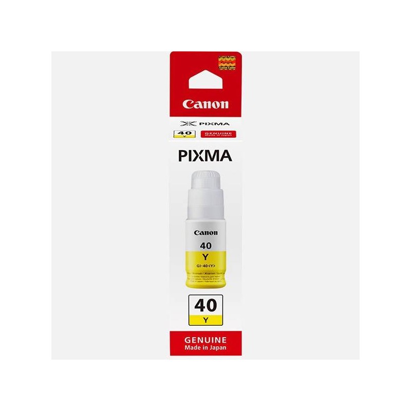 CANON ORYGINALNY INK / TUSZ 3402C001, YELLOW, 7700S, 70ML, GI-40 Y, CANON PIXMA G5040,G6040