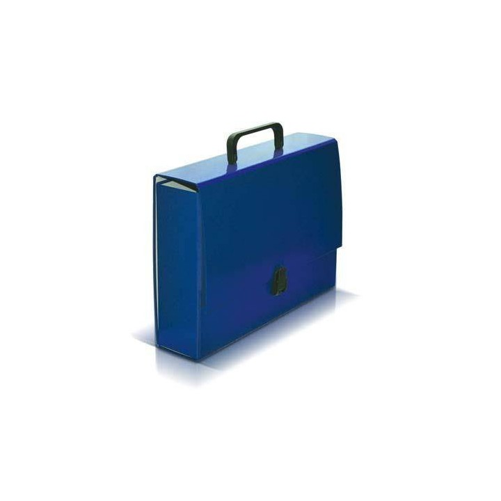TECZKA Z RĄCZKĄ A4 VAUPE CLASSIC 305/03 NIEBIESKA TEKTURA POWLEKANA PP 2MM 80MM