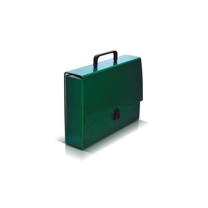TECZKA Z RĄCZKĄ A4 VAUPE CLASSIC 305/06 ZIELONA TEKTURA POWLEKANA PP 2MM 80MM