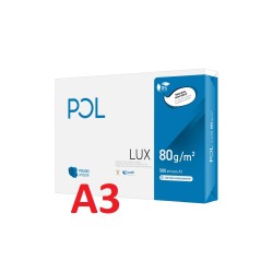 PAPIER KSERO A3 80G POLLUX POLUX080X281 BIAŁY 161 CIE KLASA B 500 ARK