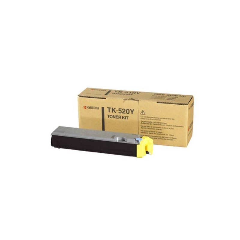 TONER ORYGINALNY KYOCERA TK520Y 1T02HJCEU0 ŻÓŁTY 4000 STRON