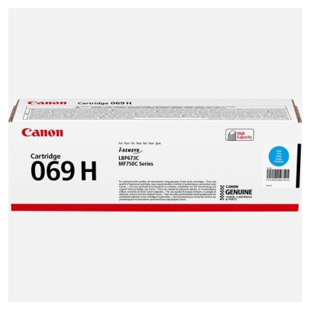 CANON ORYGINALNY TONER 069CH, CYAN, 5500S, 5097C002, HIGH CAPACITY, CANON MF752CDW, 754CDW, LBP673CDW, O