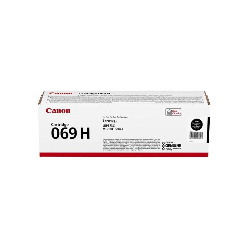 CANON ORYGINALNY TONER 069BKH, BLACK, 7600S, 5098C002, CANON MF752CDW, 754CDW, LBP673CDW, O