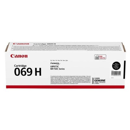 CANON ORYGINALNY TONER 069BKH, BLACK, 7600S, 5098C002, CANON MF752CDW, 754CDW, LBP673CDW, O