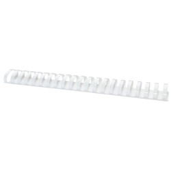 GRZBIET PLASTIKOWY 45MM (440 KARTEK) OFFICE PRODUCTS BIAŁY 50 SZT.