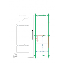Bilety parkingowe szlabanowe 54x86mm op.7000 SKIDATA* BFT* BTS*