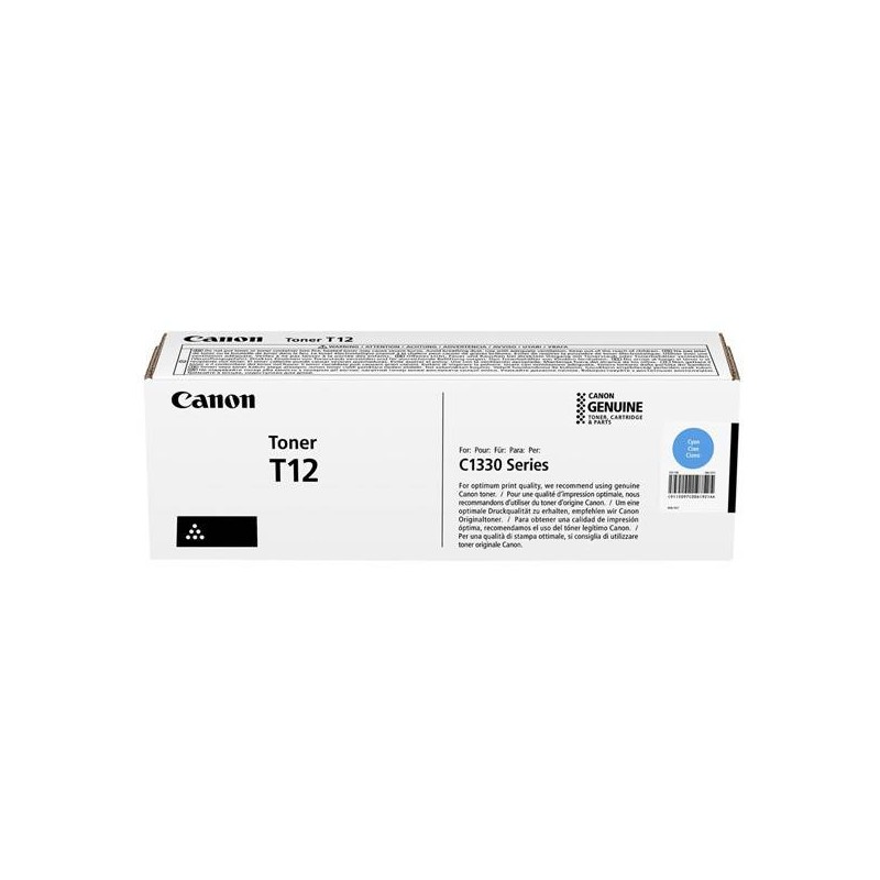 CANON ORYGINALNY TONER T12, CYAN, 5300S, 5097C006, CANON I-SENSYS X C1333, O