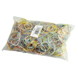 GUMKI RECEPTURKI 25MM Q-CONNECT MIX KOLORÓW 250G