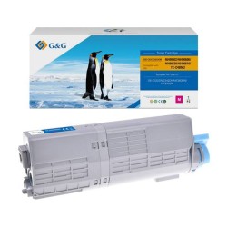 G&G KOMPATYBILNY TONER Z 46490606, MAGENTA, 6000S, NT-COC532XXM, DLA OKI C532DN, C542DN, MC563DN, MC573DN, N