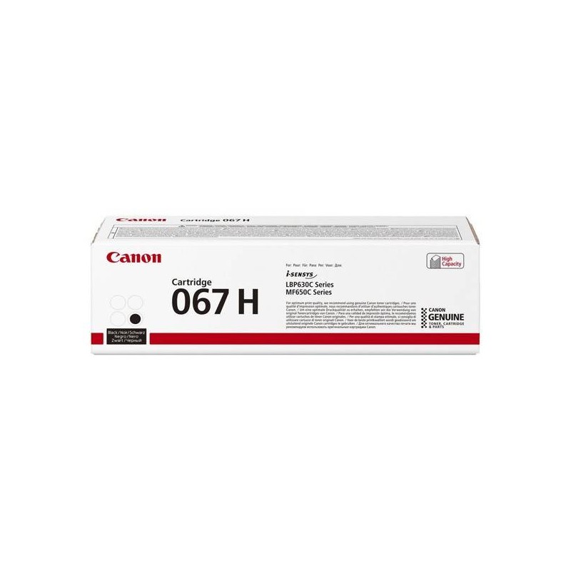 CANON ORYGINALNY TONER 067 H BK, BLACK, 3130S, 5106C002, CANON LBP631CDW, LBP633CDW, MF651CW, MF655CDW, MF657CDW, O