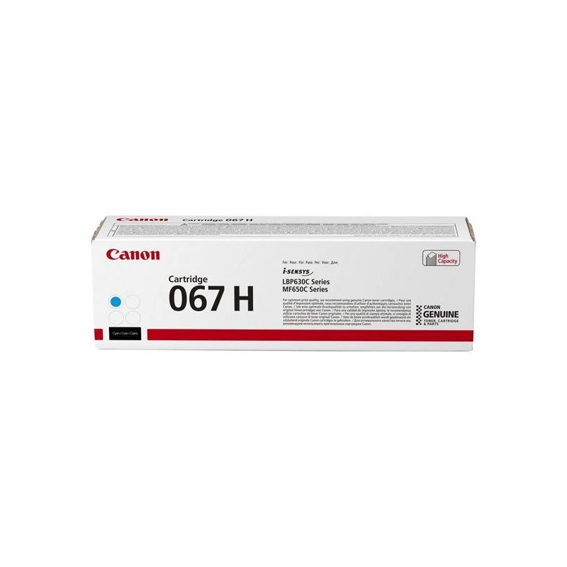 CANON ORYGINALNY TONER 067 H C, CYAN, 2350S, 5105C002, HIGH CAPACITY, CANON LBP631CDW, LBP633CDW, MF651CW, MF655CDW, MF657CDW, O