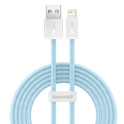 KABEL USB DO LIGHTNING BASEUS DYNAMIC, 2.4A, 2M (NIEBIESKI)