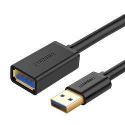 KABEL USB 3.0 UGREEN 10368B, MĘSKI, 1M (CZARNY)