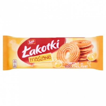 CIASTKA ŁAKOTKI MAŚLANE SAN 168G