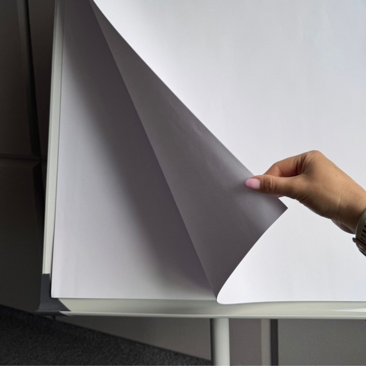 BLOK FLIPCHART D.RECT 650X1000 GŁADKI 50 ARKUSZY