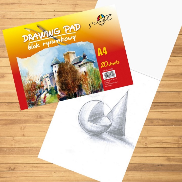 BLOK RYSUNKOWY S'COOL A4 20K 90gsm