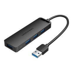 HUB USB 3.0 Z 4 PORTAMI I ZASILANIEM VENTION CHLBF 1M CZARNY