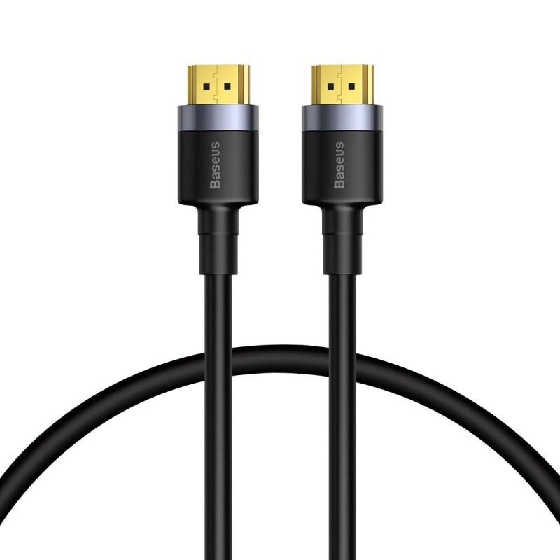 KABEL HDMI 2.0 BASEUS CAFULE, 4K, 3D, 1M (CZARNO-SZARY)