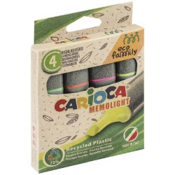 ZAKREŚLACZE 1-5MM CARIOCA 43098 160-2312 MIX*4 ŚCIĘTA 4SZT