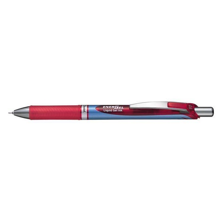 CIENKOPIS KULKOWY PENTEL ENERGEL BLN75-B CZERWONY 0.5