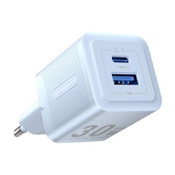 ŁADOWARKA SIECIOWA, VENTION, FEQL0-EU,  USB-C, USB- A,  30W/30W , GAN (NIEBIESKA)