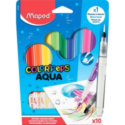 FLAMASTRY MAPED COLORPEPS AQUA 10 SZT PUD