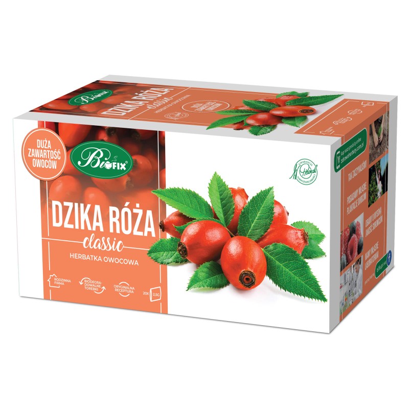 HERBATA DZIKA RÓŻA BIFIX CLASSIC 20 TOREBEK