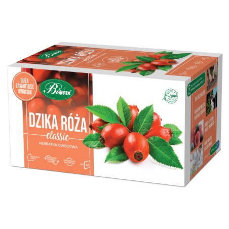 HERBATA DZIKA RÓŻA BIFIX CLASSIC 20 TOREBEK