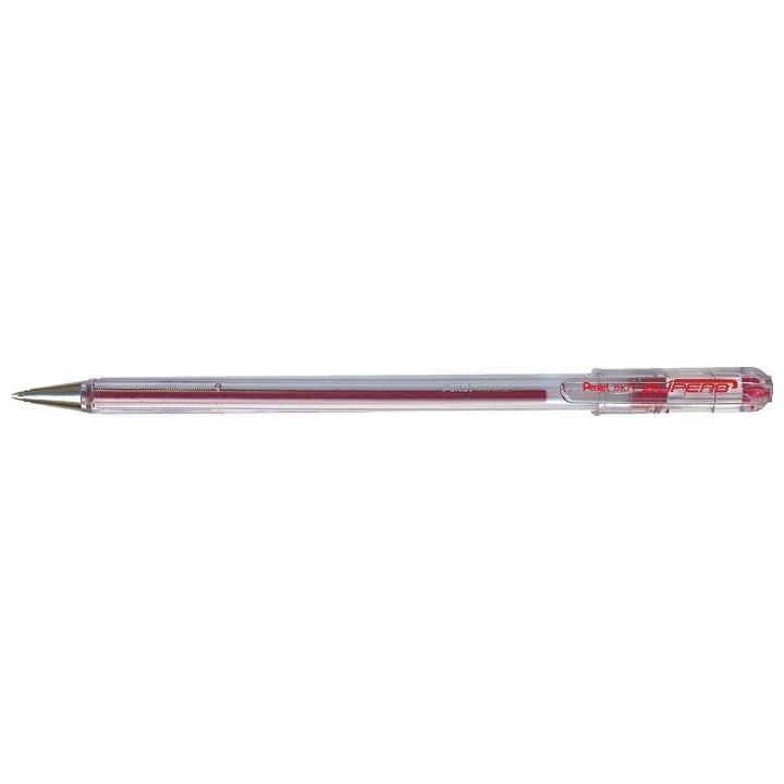 DŁUGOPIS PENTEL SUPERB BK77-B CZERWONY 0.7