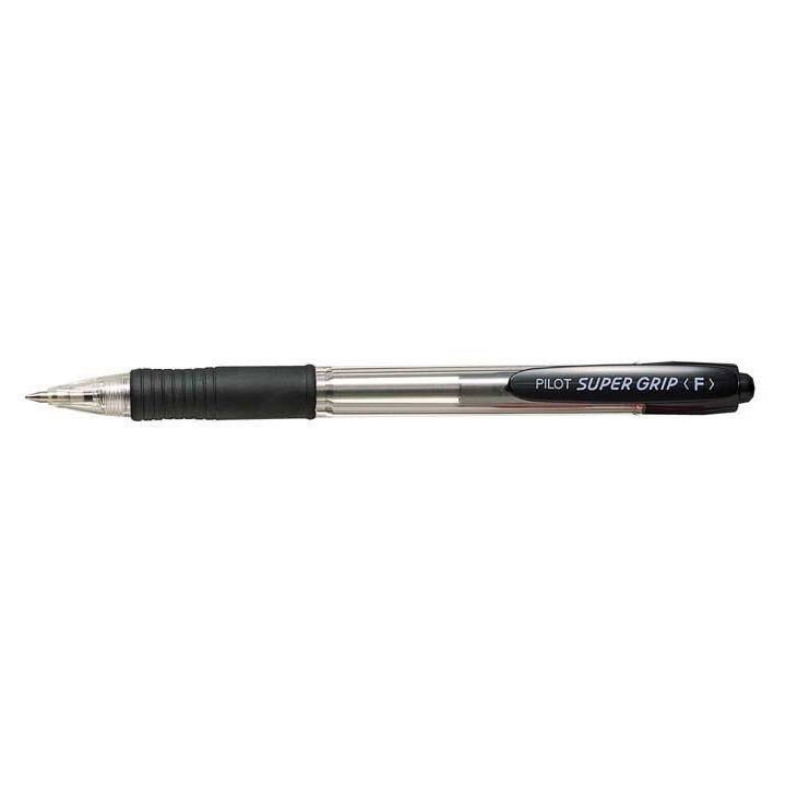 DŁUGOPIS KULKOWY AUTOMATYCZNY PILOT SUPER GRIP BPGP-10R-F-B CZARNY 0.7