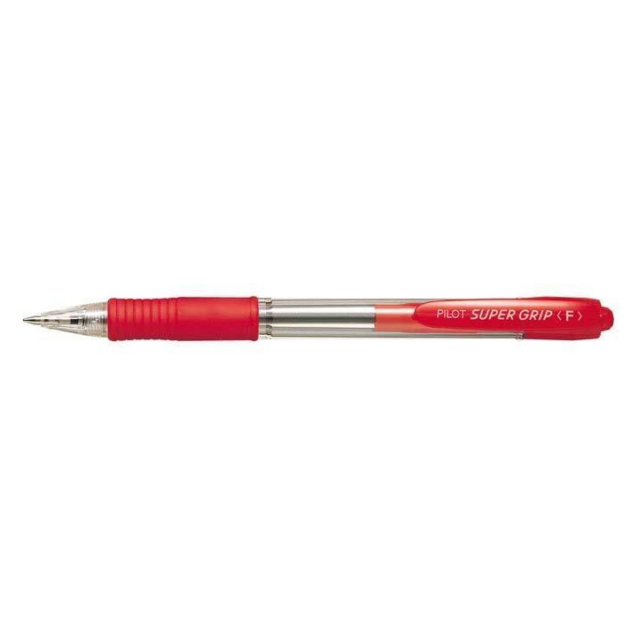DŁUGOPIS KULKOWY AUTOMATYCZNY PILOT SUPER GRIP BPGP-10R-F-R CZERWONY 0.7